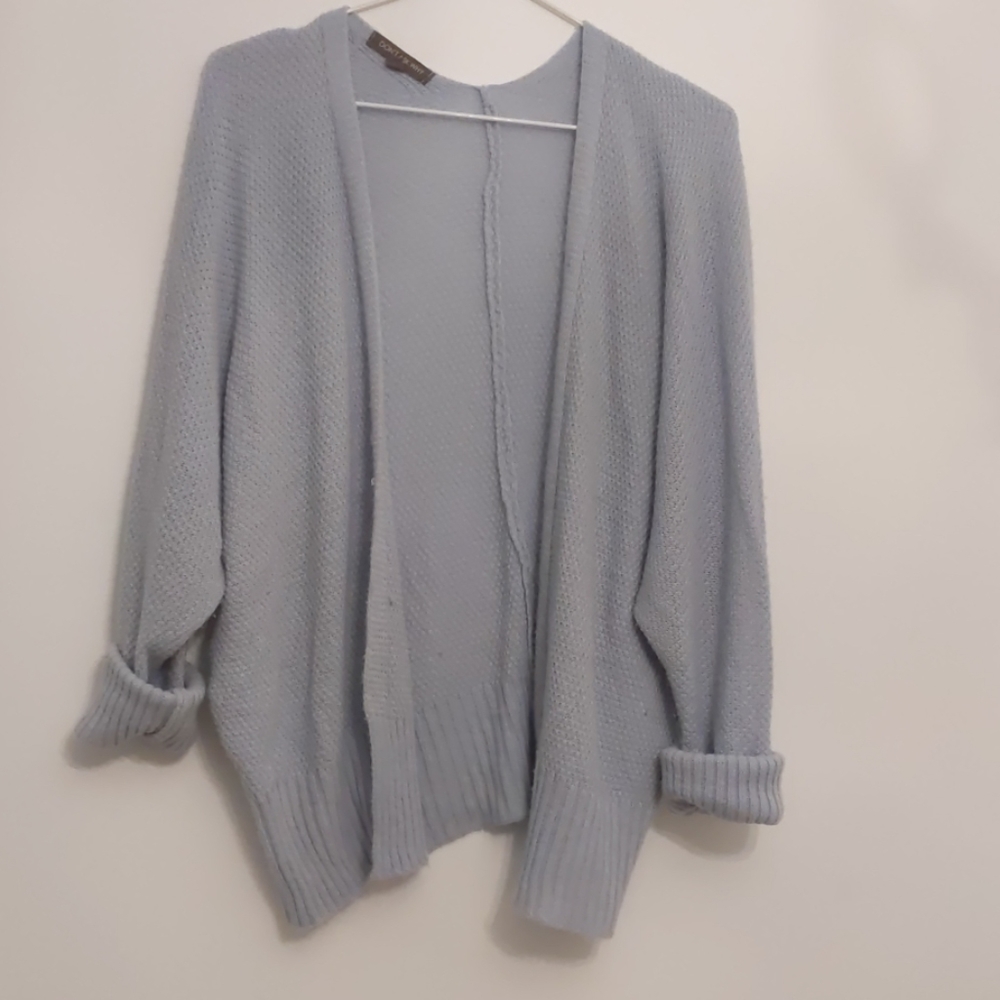Light blue cardigan